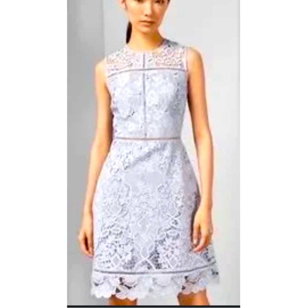 NWOT TED BAKER PRIMROSE FLORAL LACE FORMAL COCKTAIL DRESS SZ US 8/10 TED SZ 3
